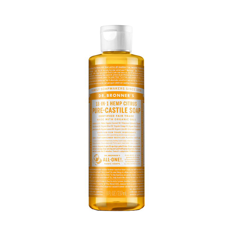 Dr Bronners Citrus Orange Castile Liquid Soap 237ml